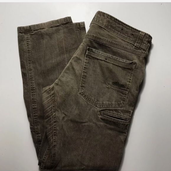 Mens Outdoor Kuhl Riot Vintage Patina Dye Pants Straight Leg Brown Size 36x32 - Picture 8 of 8